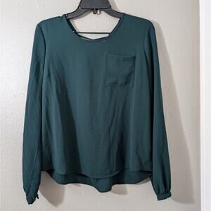 Charlotte Russe Long sleeve Blouse lace up top
